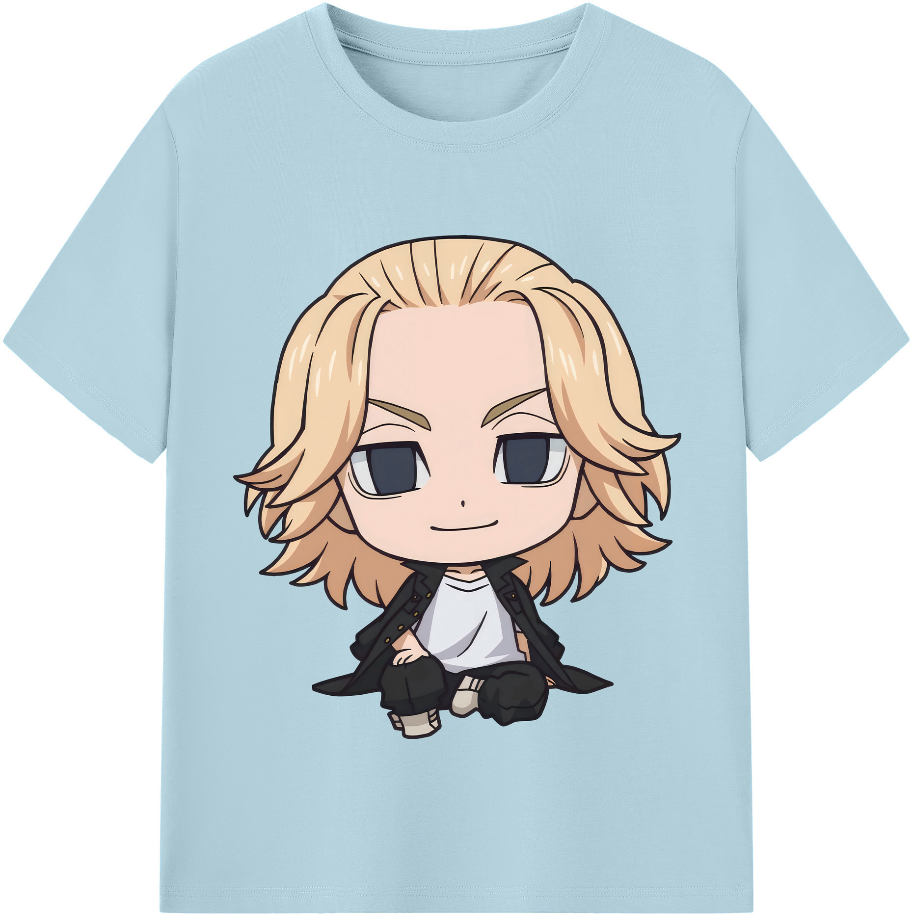 （画像用） 東京リベンジャーズ Tokyo Revengers 綿100％半袖Tシャツ（フロントプリント）
